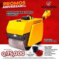 RODO VIBRATORIO DE 600 KGS MOTOR HONDA 13 CABALLOS 