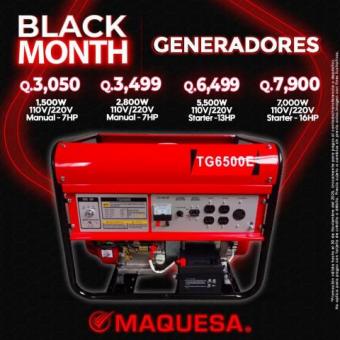 GENERADORES ELECTRICOS JF BLACK MONTH 2025 