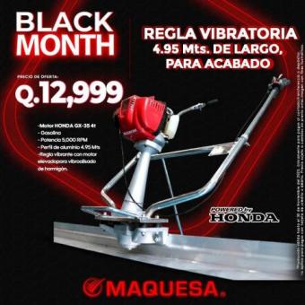 REGLA VIBRATORIA CON MOTOR HONDA GX35 BLACK MONTH 