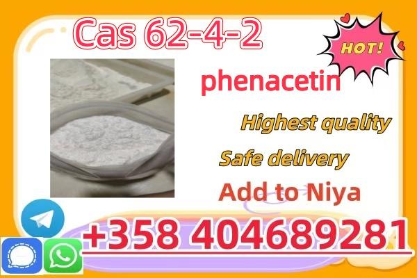 99% High Purity CAS 62-44-2 Phenacetin Crystals For Pain Relieving with Best Price   