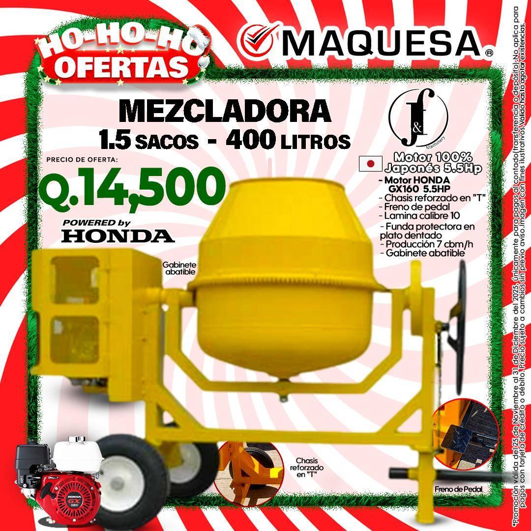 MEZCLADORA 1.5 SACOS JYF