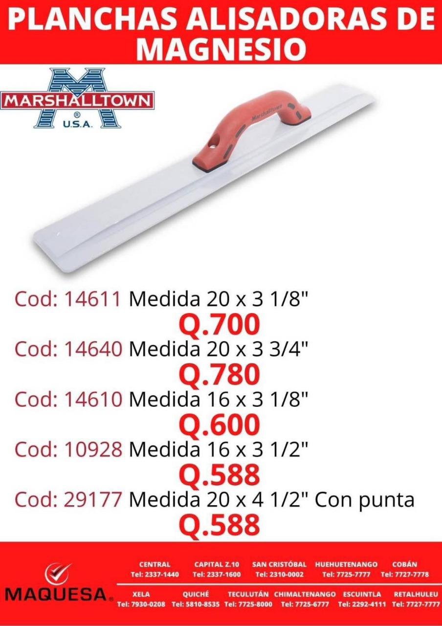 Planchas alisadoras de material de magnesio 