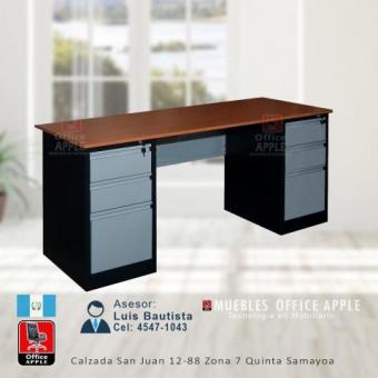 ESCRITORIO EJECUTIVO EURO DE 6 GAVETAS