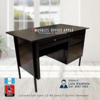 ESCRITORIO SECRETARIAL TRADICIONAL DE 3 GAVETAS