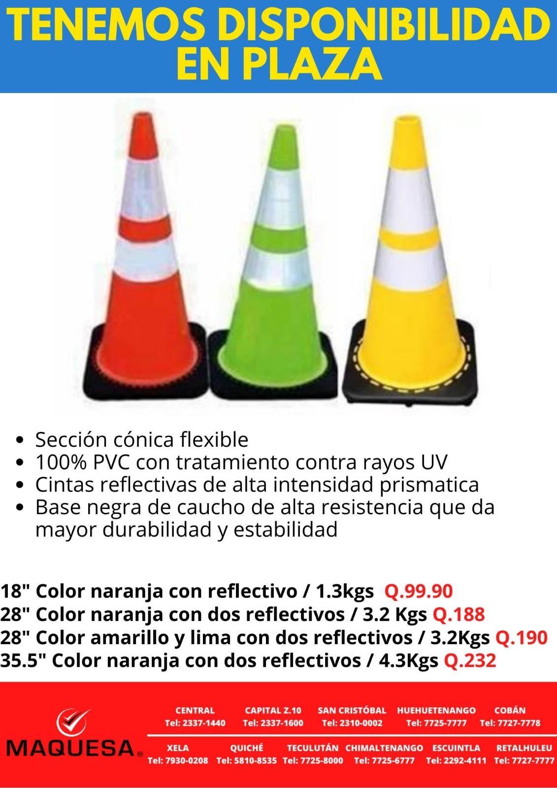 CONOS VIALES DIFERENTES TAMAÑOS