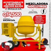 OFERTA MEZCLADORAS JF 1.5 SACOS MOTOR HONDA 5.5 HP 