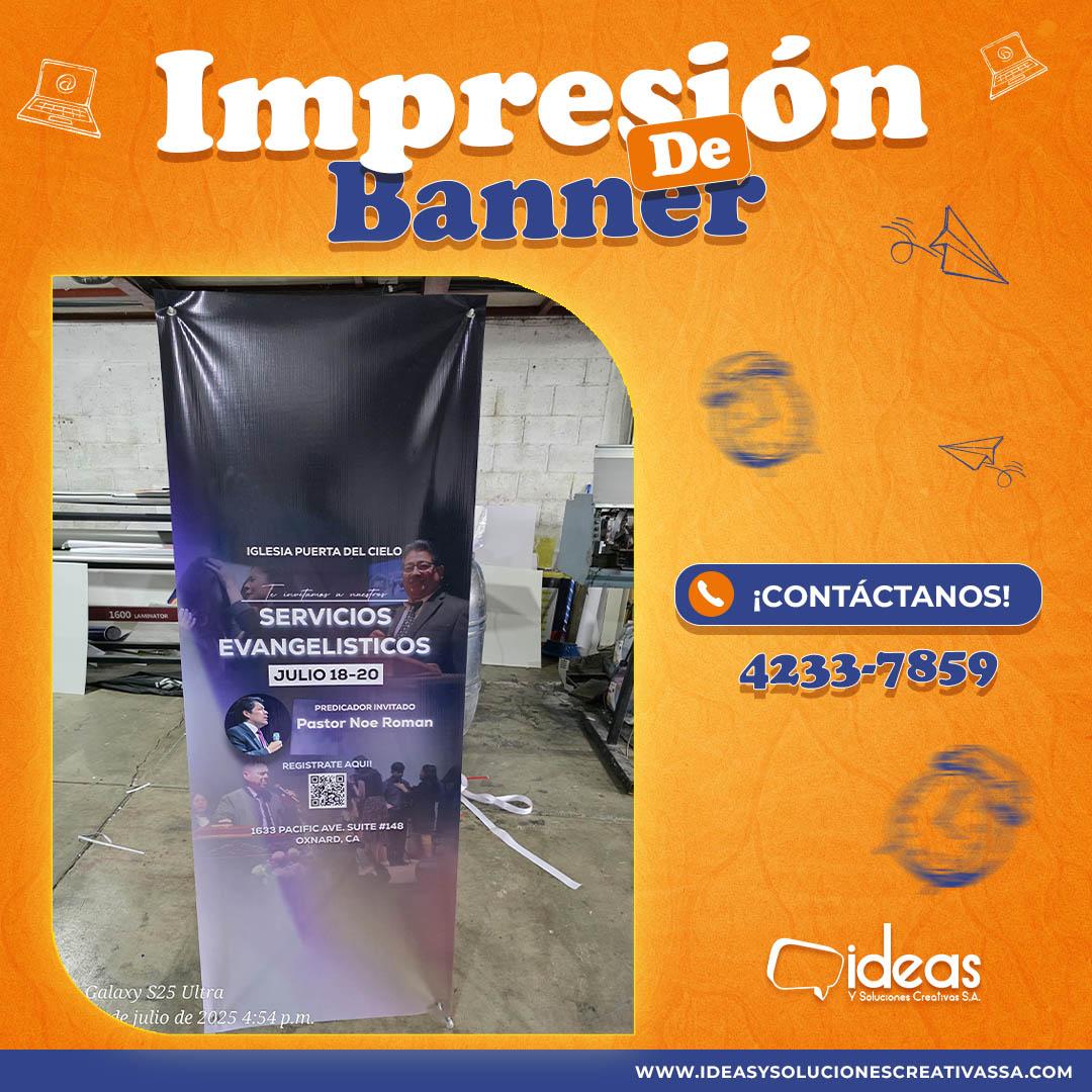 ¡¡IMPRESION DE BANNER!!