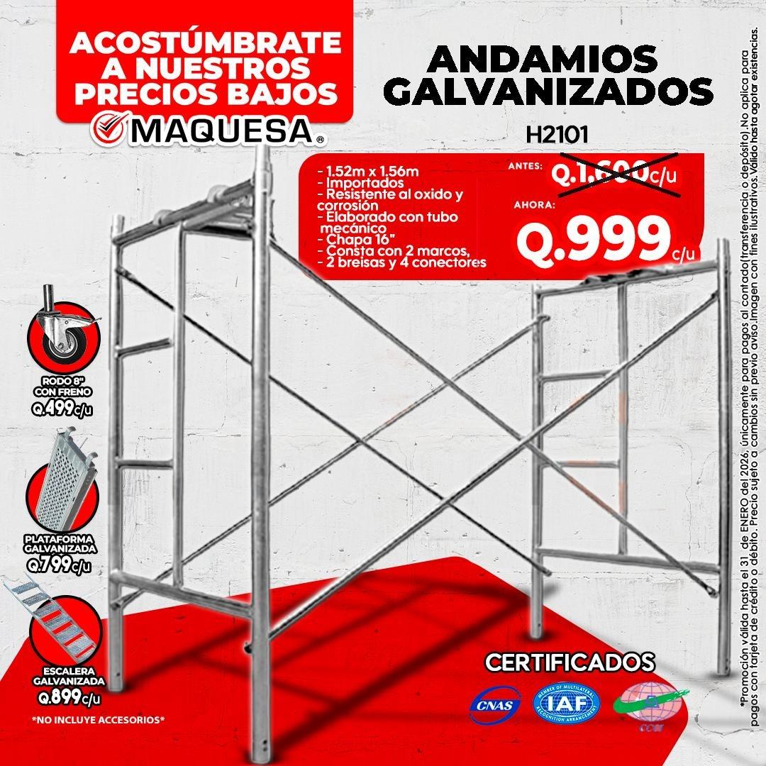 ANDAMIOS GALVANIZADOS