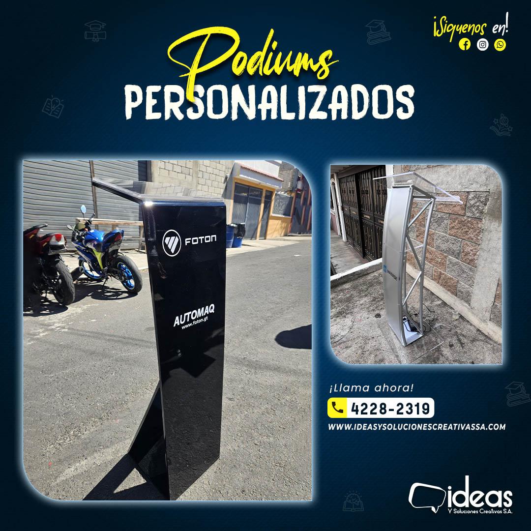 PODIUM PERSONALIZADOS