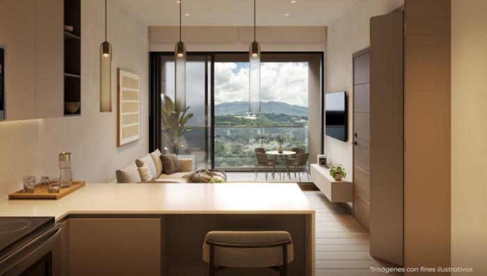 Apartamento con 2 habitaciones en 5a. Ave. Zona 14