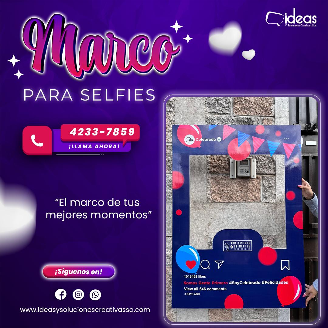 MARCO PARA SELFIES