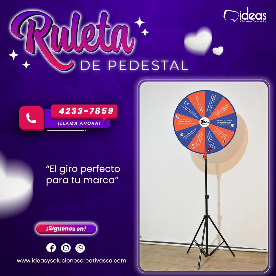 RULETA DE PEDESTAL
