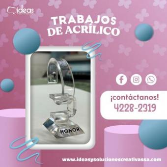 TRABAJOS EN ACRILICO