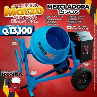 MEZCLADORAS JOPER 1.5 SACOS MOTOR HONDA JAPONES GX160