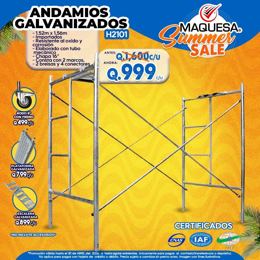 ANDAMIOS GALVANIZADOS