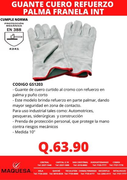 GUANTE DE CUERO GS1203 