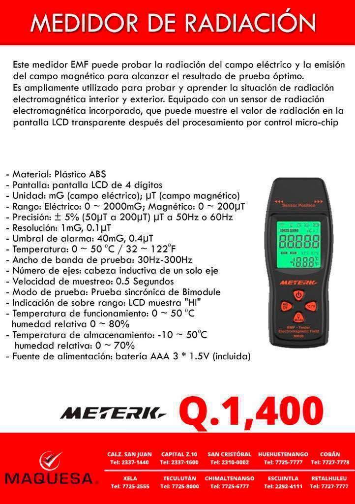 MEDIDOR DE RADIACIÓN 