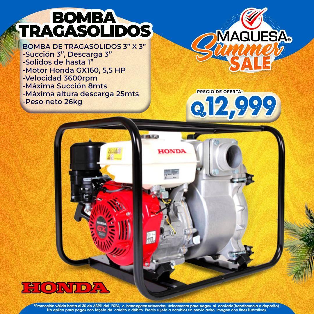 BOMBA TRAGASÓLIDOS