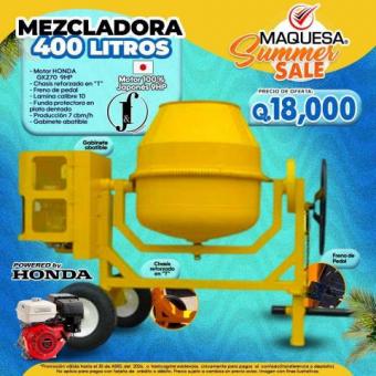 MEZCLADORA 400 LITROS