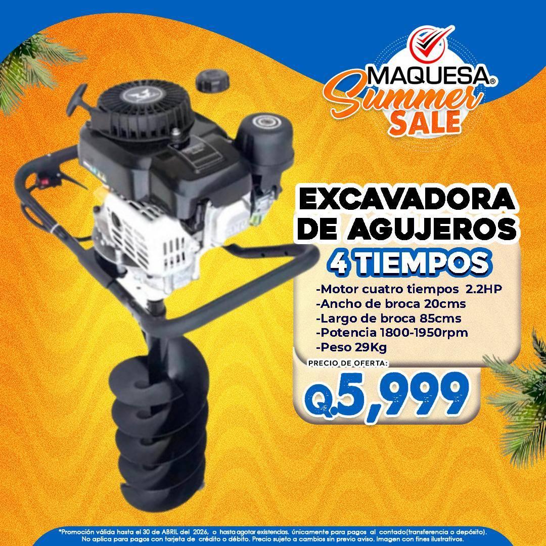 EXCAVADORA DE AGUJEROS  