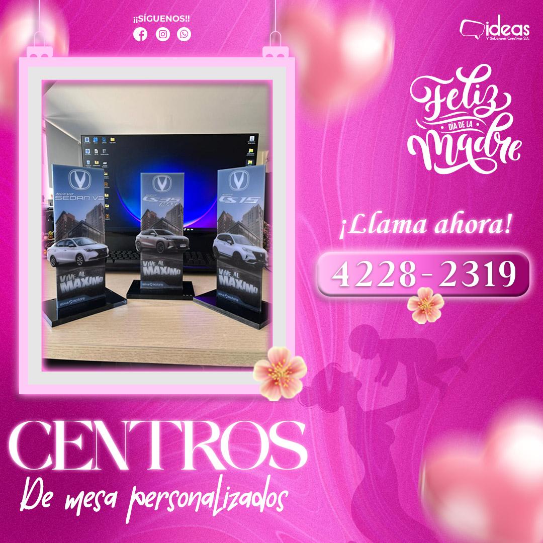 CENTRO DE MESA PERSONALIZADOS