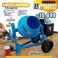 MEZCLADORAS JOPER 1.5 SACOS MOTOR HONDA 9 HP OFERTAA