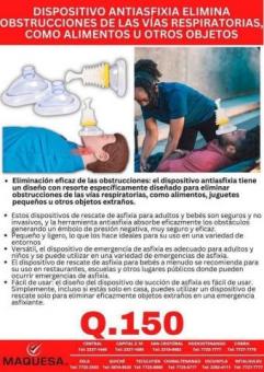 Mascarilla Anti Asfixias