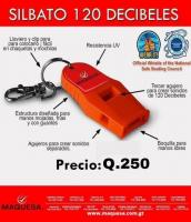 Silbato de seguridad WHISTLES 120 DB