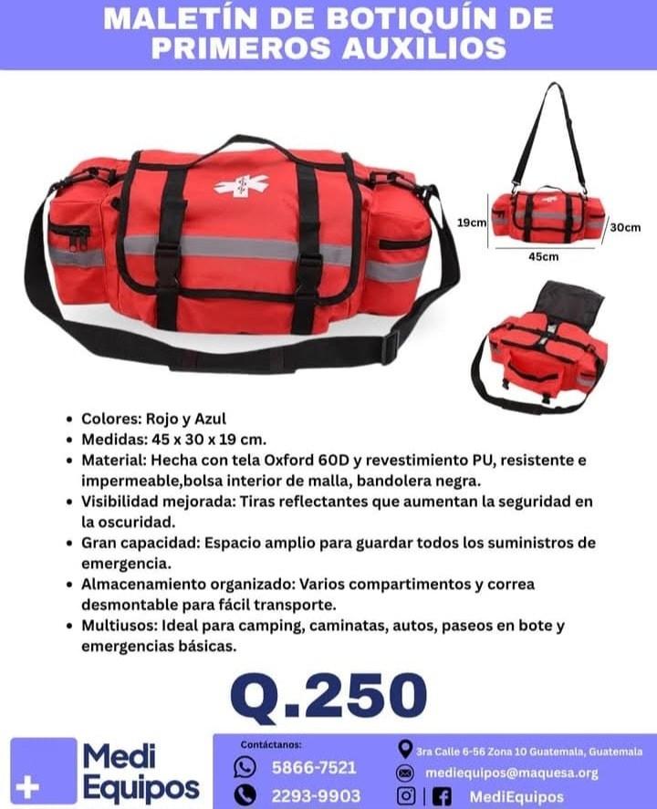 Maletin de botiquin de primeros auxilios