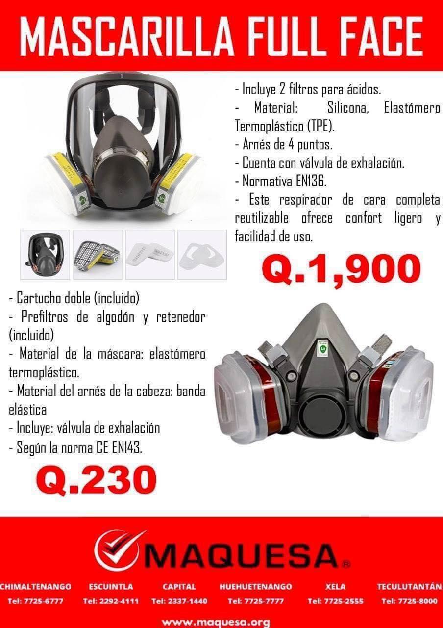 MASCARILLA DE PROTECCIÓN INDUSTRIAL