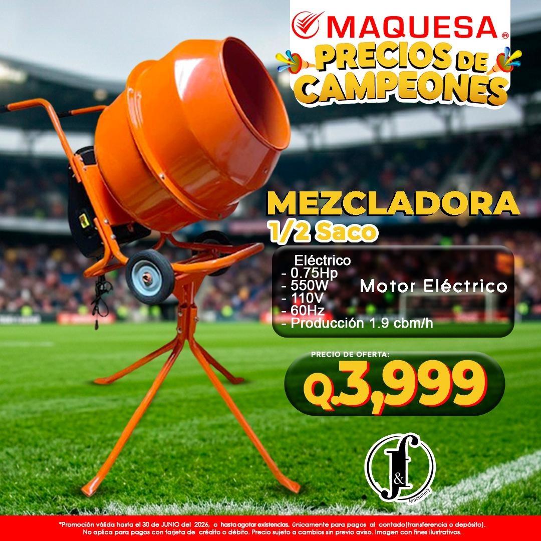 MEZCLADORA 1/2 SACO Electrica
