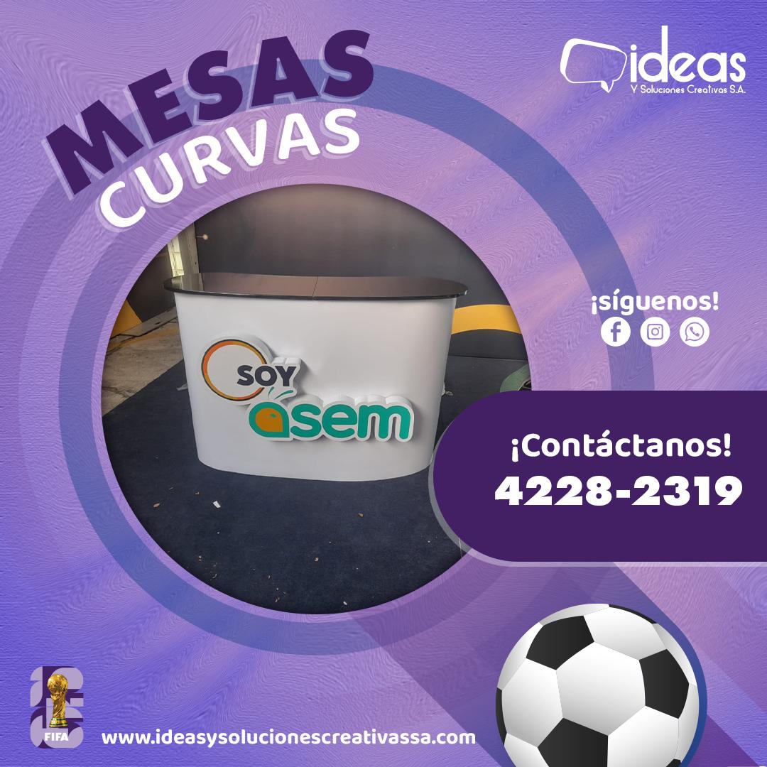 MESAS CURVAS