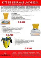 Kit de control de derrames universales