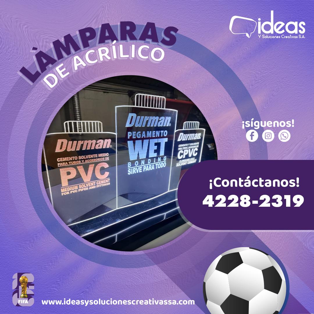 LAMPARAS DE ACRILICO