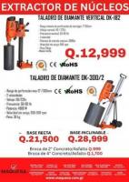 EXTRACTORES DE NÚCLEOS DE DIAMANTE