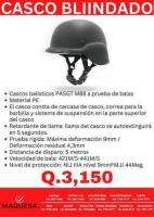 CASCOS BLINDADOS DE ALTA PROTECCIÓN