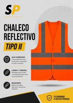 Chalecos reflectivos anaranjados