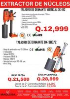 EXTRACTOR DE NÚCLEOS / TALADRO DE DIAMANTE