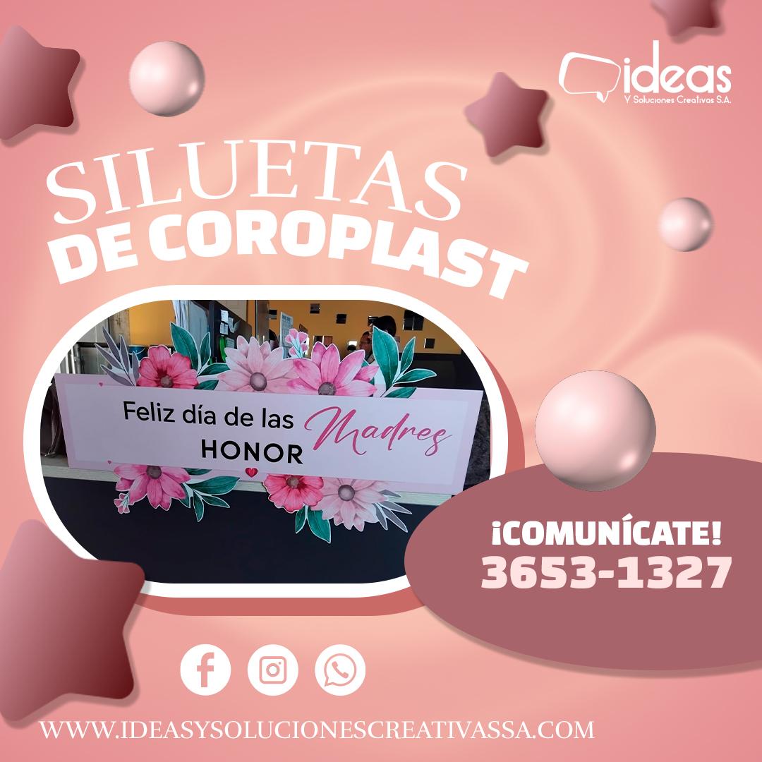 ✨ SILUETAS DE COROPLAST PERSONALIZADAS ✨