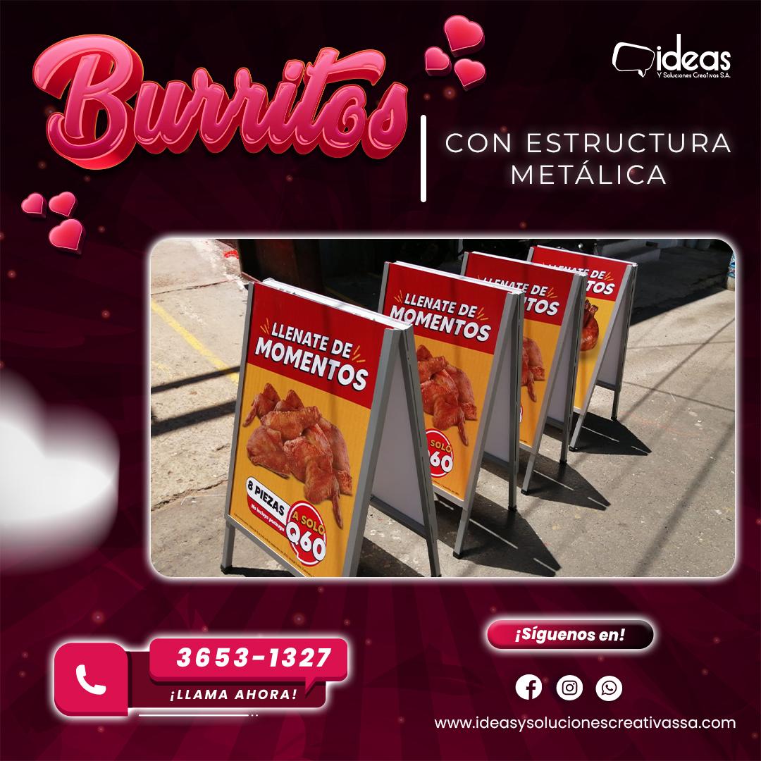 BURRITOS PUBLICITARIOS PERSONALIZADOS 