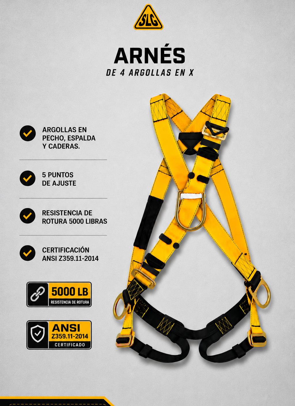 Arnés para trabajo en altura