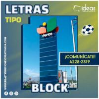 LETRAS TIPO BLOCK   