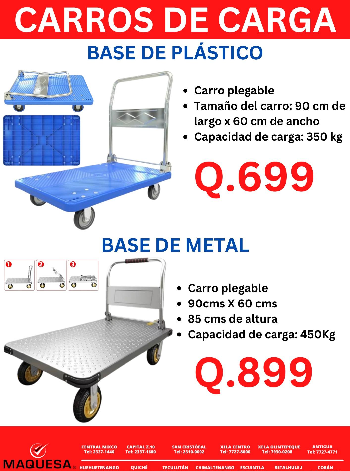 CARRO DE CARGA MAQUESA