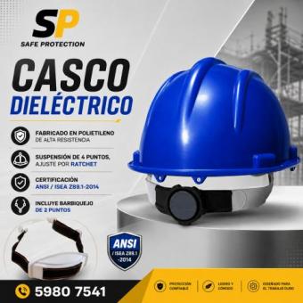 Casco dieléctrico marca SAFE PROTECTION