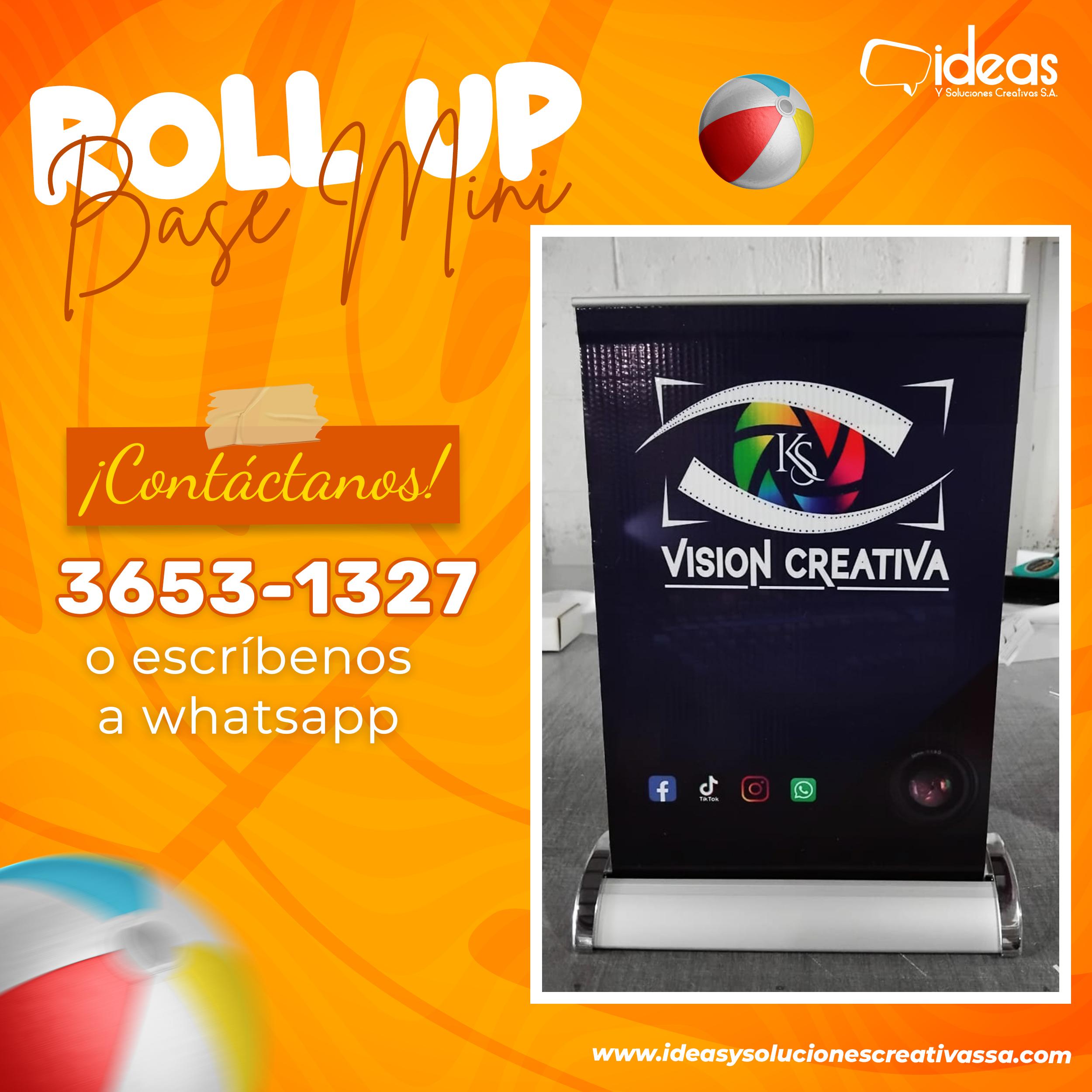 ✨ ROLL UP MINI PERSONALIZADO ✨