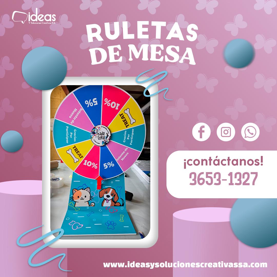 ✨ RULETA DE MESA PERSONALIZADA ✨