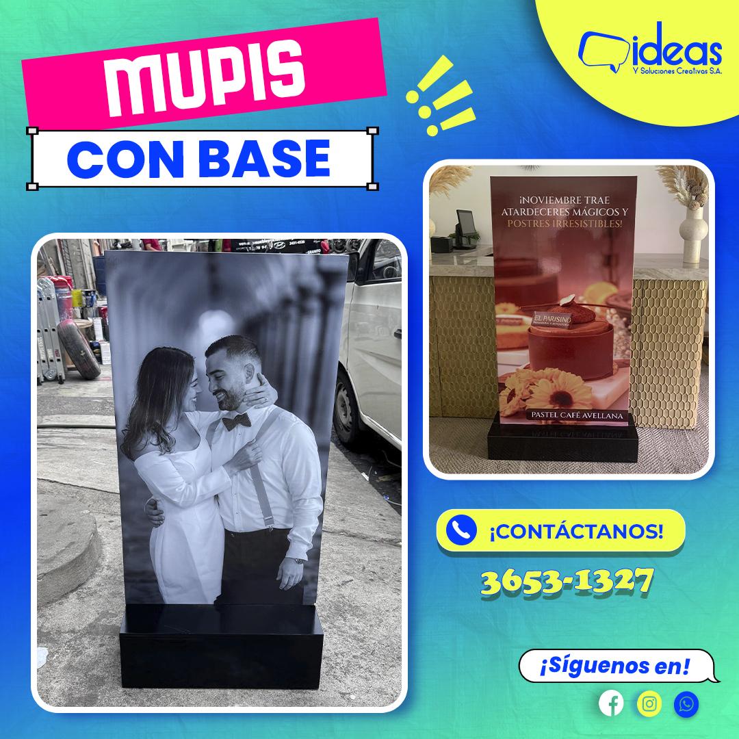 ✨ MUPIS CON BASE PERSONALIZADOS ✨