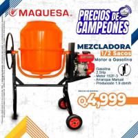 ¡MEZCLADORA DE CONCRETO 1/2 SACO A GASOLINA! 