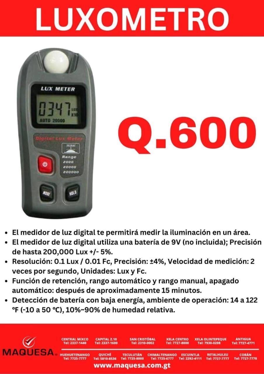 LUXÓMETRO DIGITAL 0347 – LUX METER