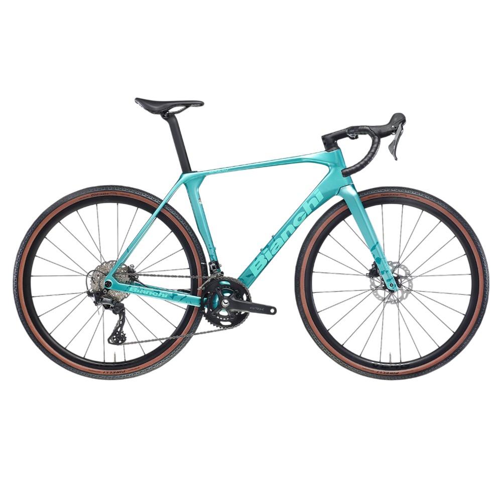 2026 Bianchi Impulso Comp Shimano GRX 610 Carbon Race Gravel Bike (INDORACYCLES)